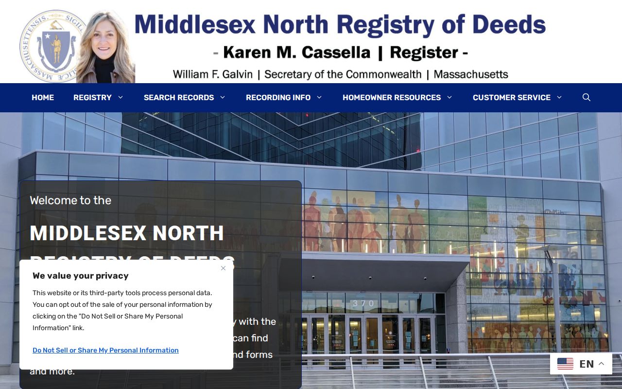 Westford previous residents Middlesex North Registry records